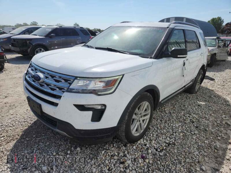 2019 Ford EXPLORER XLT (VIN 1FM5K8D88KGB25901) — фото 1 из 14, Copart, повреждение: бок