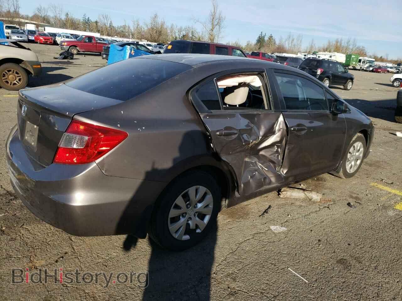2012 HONDA CIVIC - VIN: 2HGFB2F52CH562423 - Фото 3
