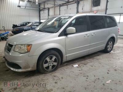 2011 Dodge CARAVAN Grand Cara, серебристый — VIN 2D4RN3DG6BR603712, Copart