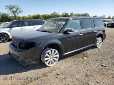 2013 Ford FLEX Flex Limit, black — VIN 2FMGK5D83DBD17857, Copart