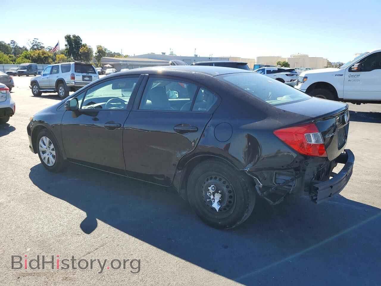 2012 HONDA CIVIC - VIN: 2HGFB2E59CH530182 - Photo 2