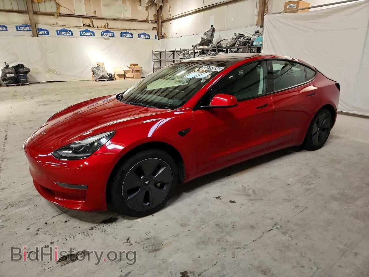 Photo 5YJ3E1EA1NF370355 - TESLA MODEL 3 2022