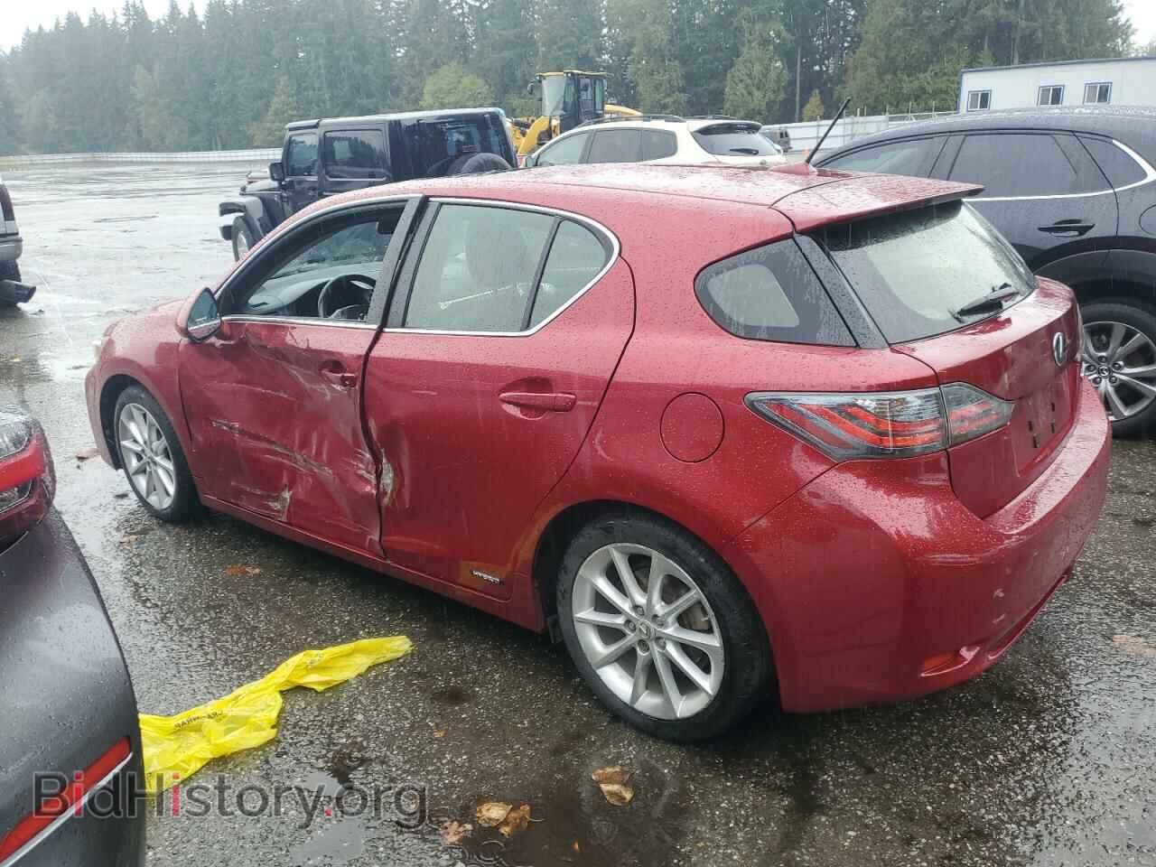 2012 LEXUS CT 200 - VIN: JTHKD5BH1C2116716 - Фото 2