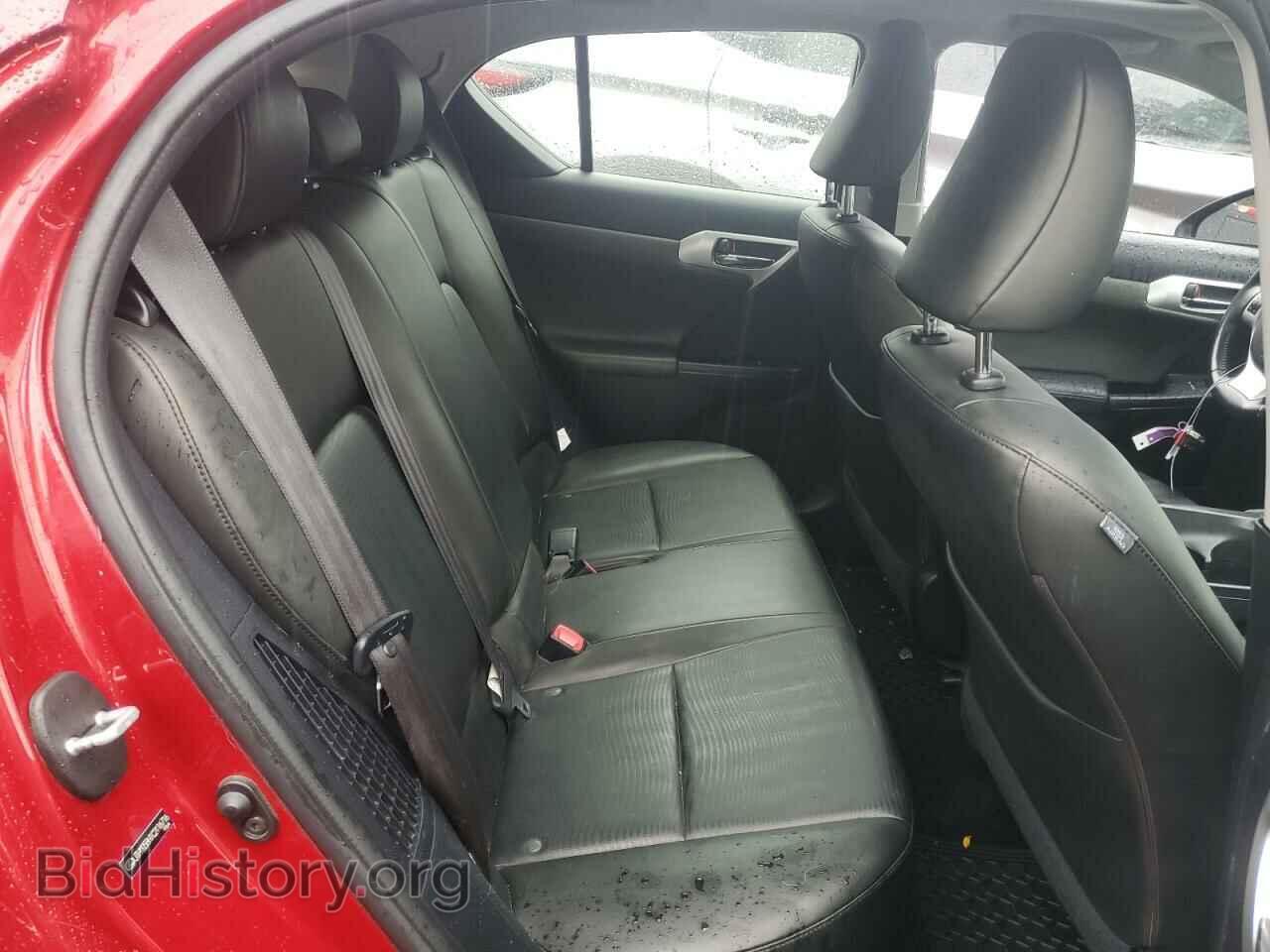 2012 LEXUS CT 200 - VIN: JTHKD5BH1C2116716 - Фото 10