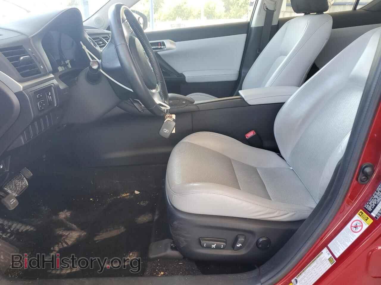 2012 LEXUS CT 200 - VIN: JTHKD5BH7C2114601 - Фото 7