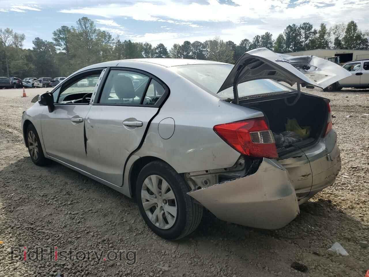 2012 HONDA CIVIC - VIN: 2HGFB2F57CH606500 - Фото 2