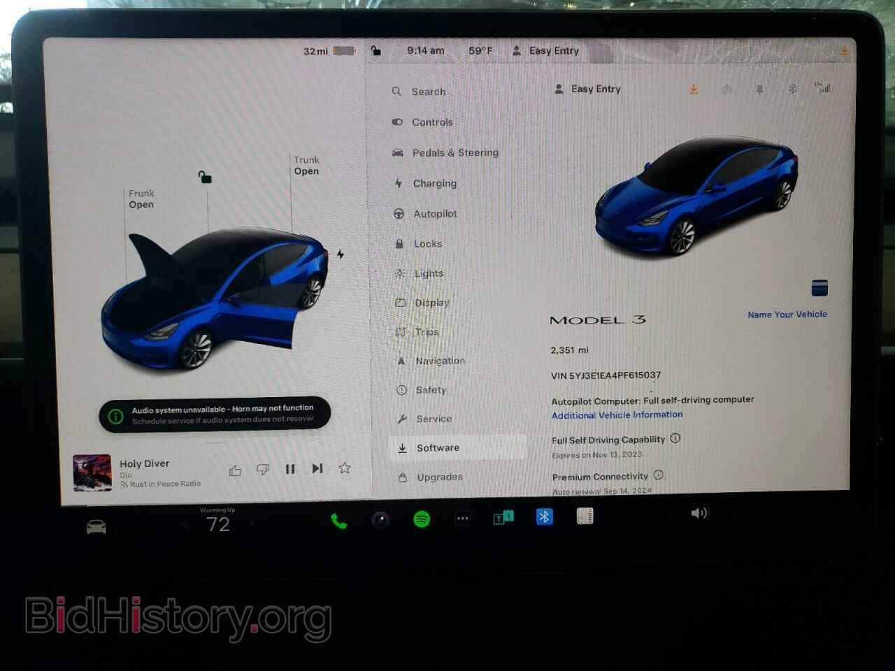 2023 TESLA MODEL 3 - VIN: 5YJ3E1EA4PF615037 - Photo 9