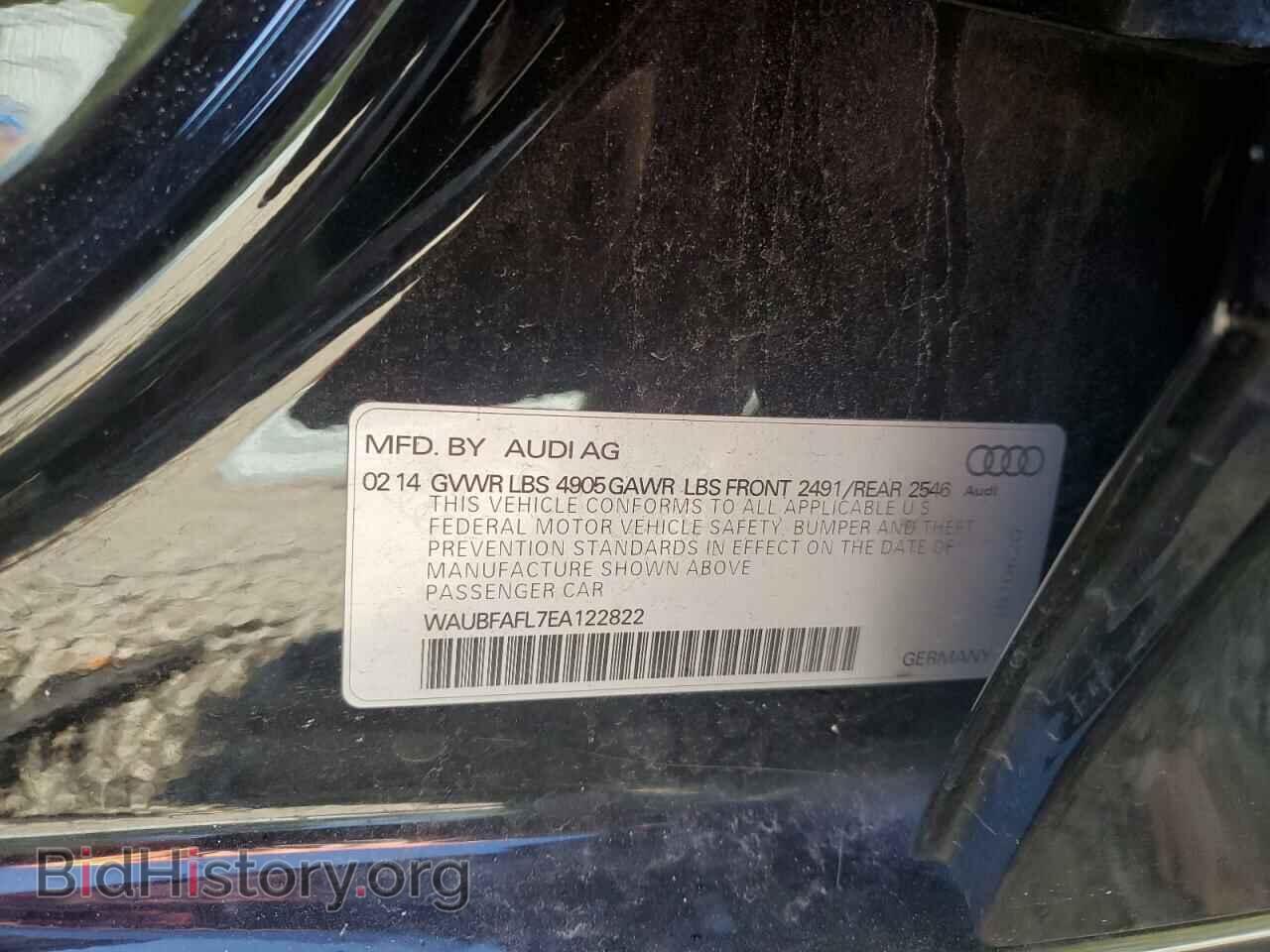 2014 AUDI A4 - VIN: WAUBFAFL7EA122822 - Photo 12