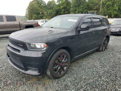 2019 Dodge DURANGO GT, black — VIN 1C4RDHDG8KC806350, Copart