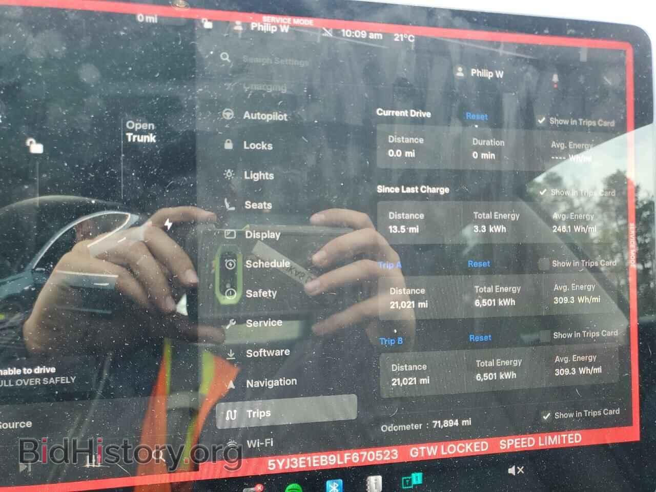 2020 TESLA MODEL 3 - VIN: 5YJ3E1EB9LF670523 - Photo 9