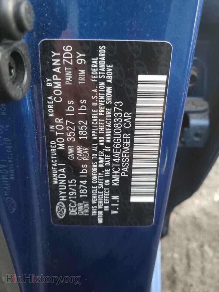 2016 HYUNDAI ACCENT - VIN: KMHCT4AE6GU083373 - Фото 12