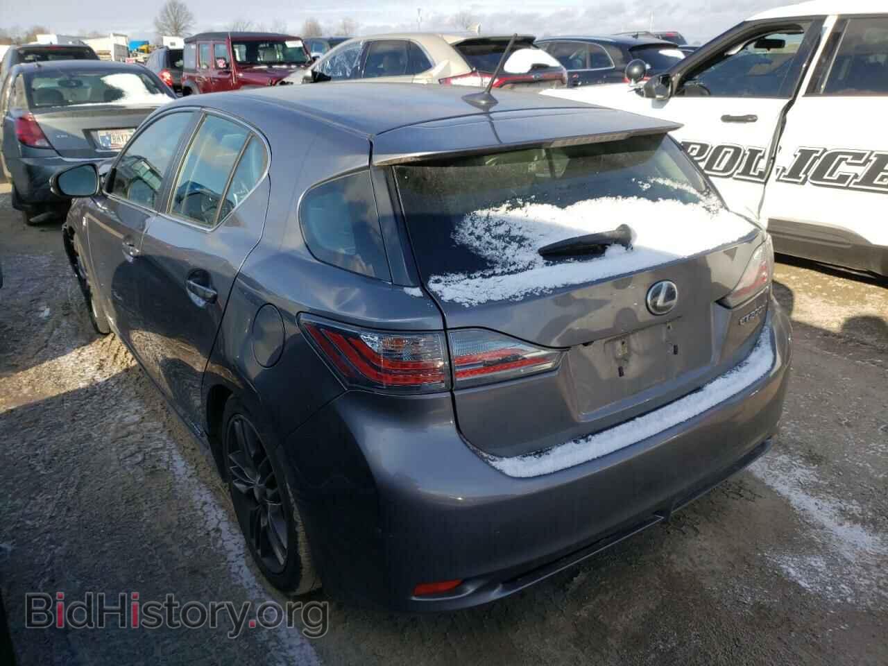2012 LEXUS CT 200 - VIN: JTHKD5BH8C2062752 - Фото 2