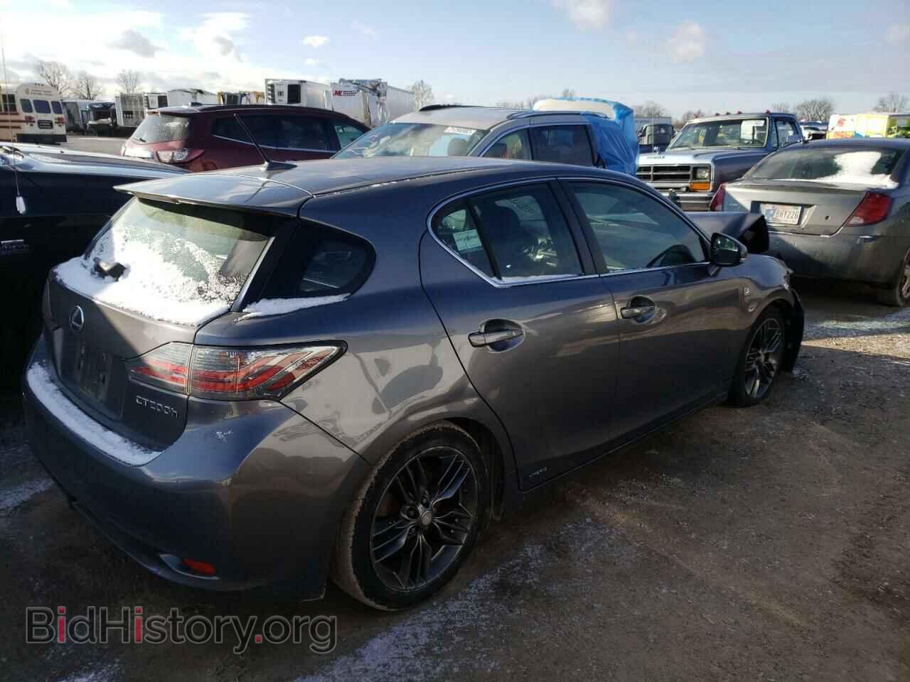 2012 LEXUS CT 200 - VIN: JTHKD5BH8C2062752 - Фото 3