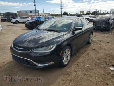 2015 Chrysler 200 200 Limite, black — VIN 1C3CCCAB3FN660118, Copart