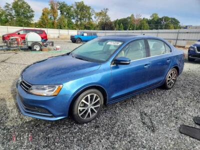 2017 Volkswagen JETTA SE, синий — VIN 3VWDB7AJ1HM294218, Copart