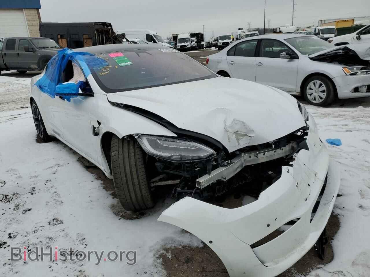 2021 TESLA MODEL S - VIN: 5YJSA1E68MF430942 - Фото 4