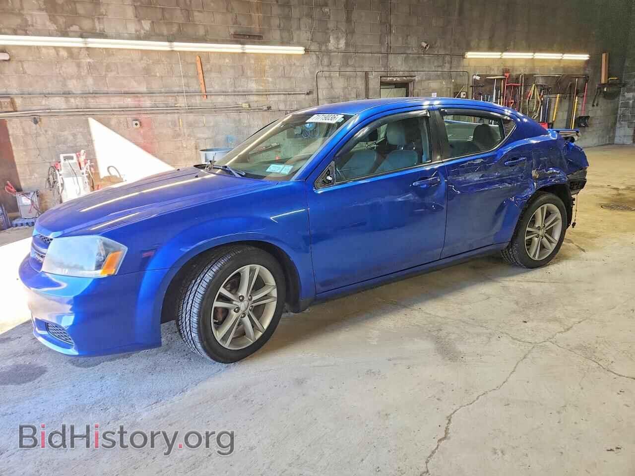 2014 Dodge AVENGER SE (VIN 1C3CDZAB7EN147484) — photo 1 of 15, Copart, damage: rear end