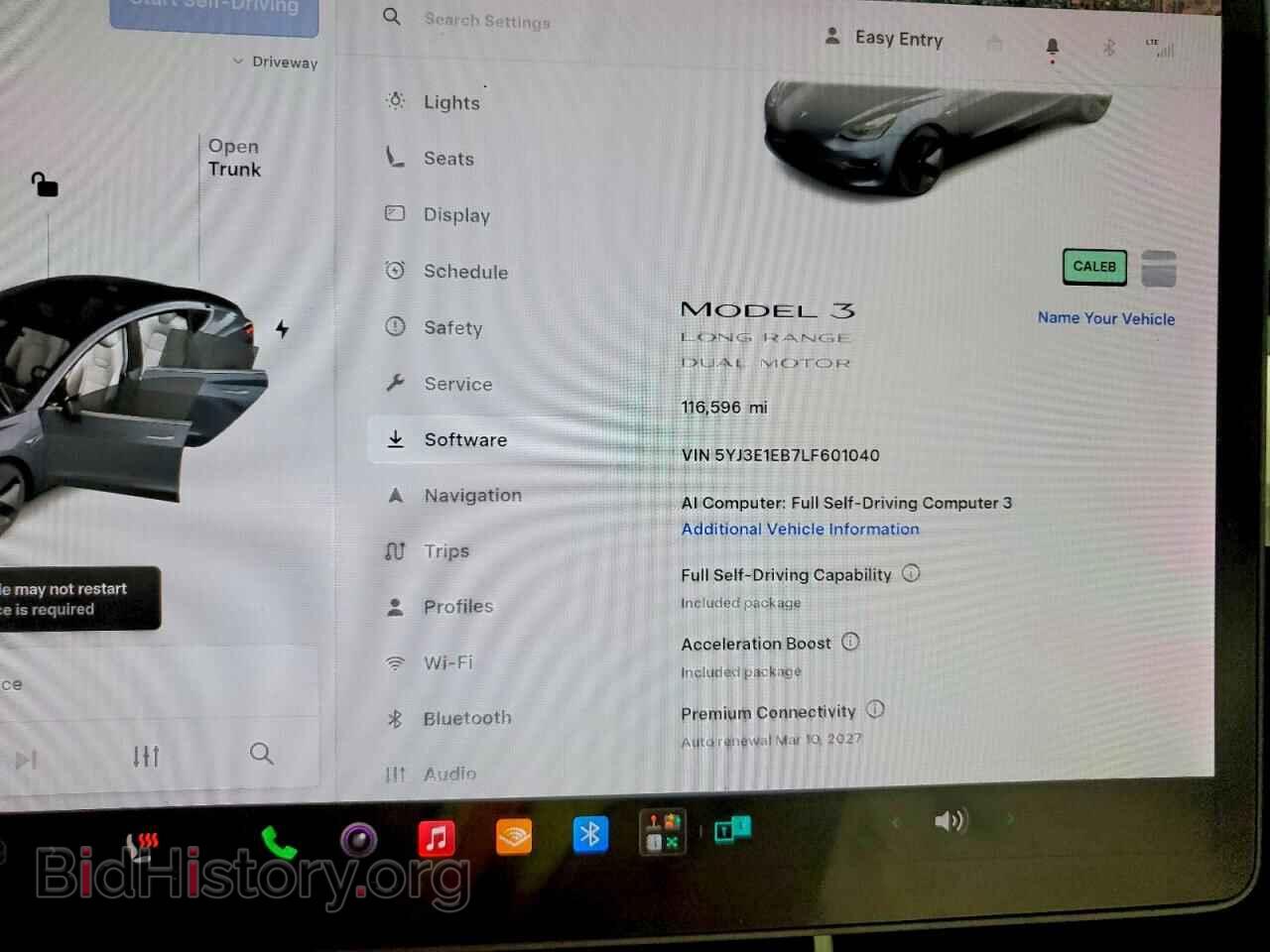 2020 TESLA MODEL 3 - VIN: 5YJ3E1EB7LF601040 - Photo 9