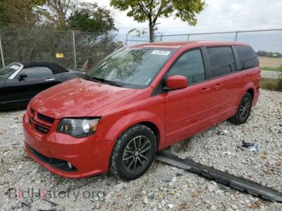 2015 Dodge CARAVAN R/T, красный — VIN 2C4RDGEG5FR690904, Copart