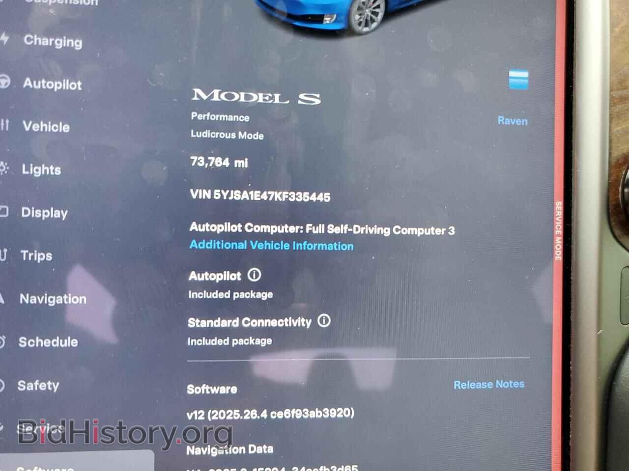2019 TESLA MODEL S - VIN: 5YJSA1E47KF335445 - Photo 9