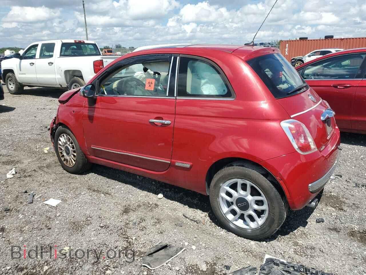 2012 FIAT 500 - VIN: 3C3CFFCR9CT117676 - Фото 2