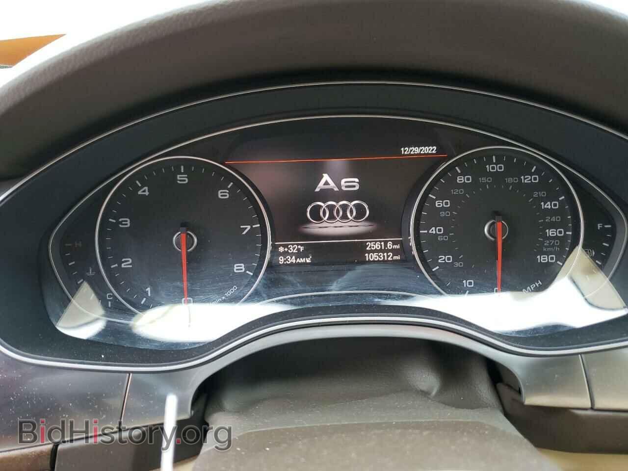 2014 AUDI A6 - VIN: WAUGFAFC0EN156034 - Фото 9