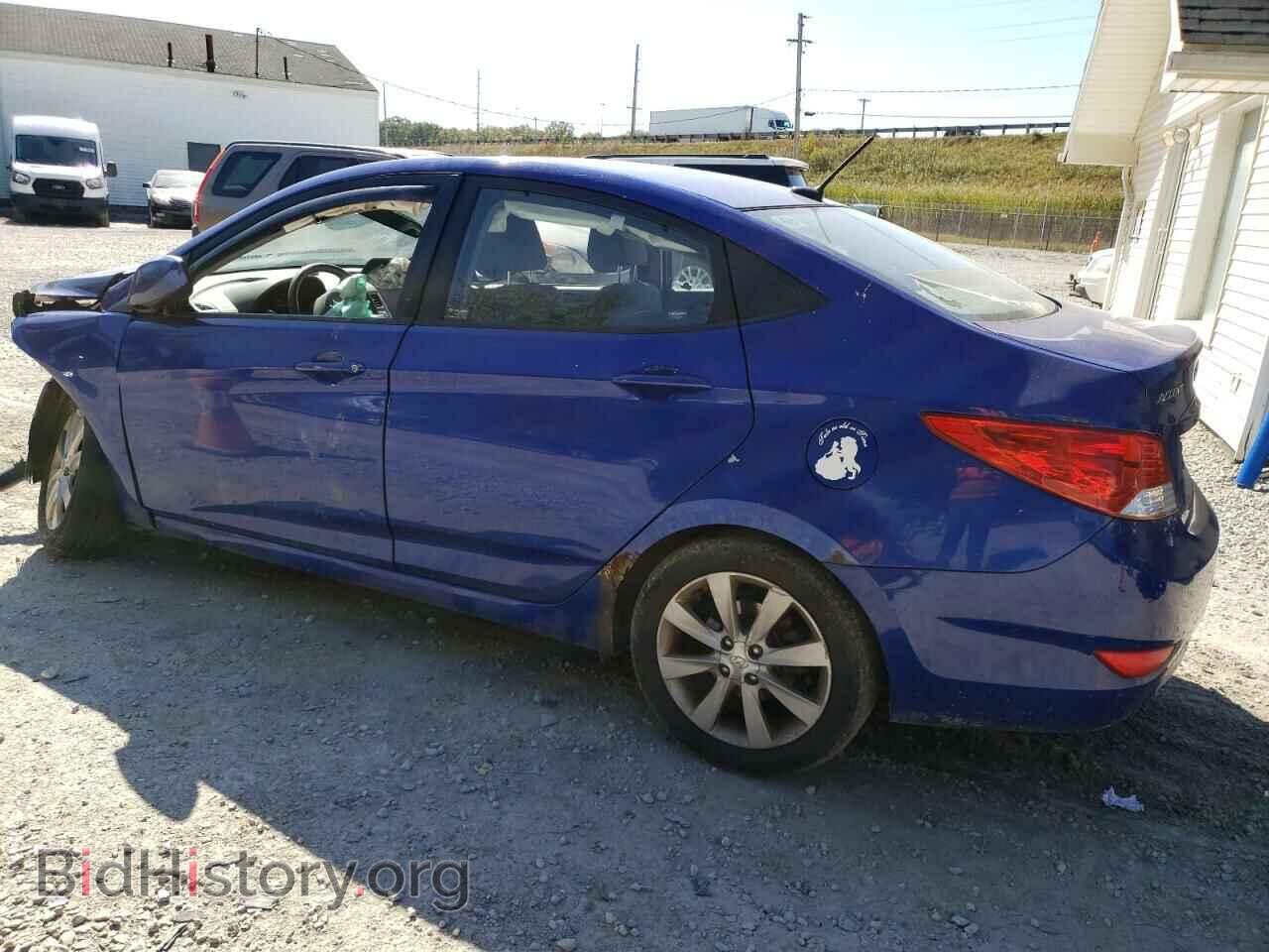 2013 HYUNDAI ACCENT - VIN: KMHCU4AE2DU382710 - Фото 2