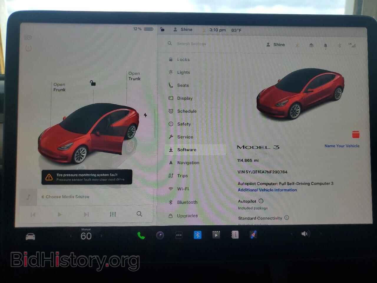 2022 TESLA MODEL 3 - VIN: 5YJ3E1EA7NF290784 - Photo 9