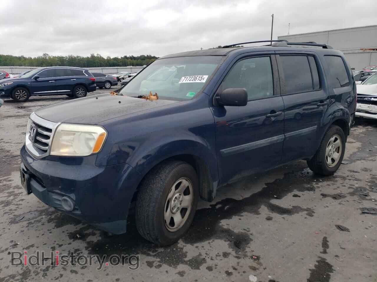 Photo 5FNYF4H23CB073741 - HONDA PILOT 2012