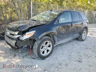 2012 Ford EDGE SEL, черный — VIN 2FMDK3JCXCBA12046, Copart