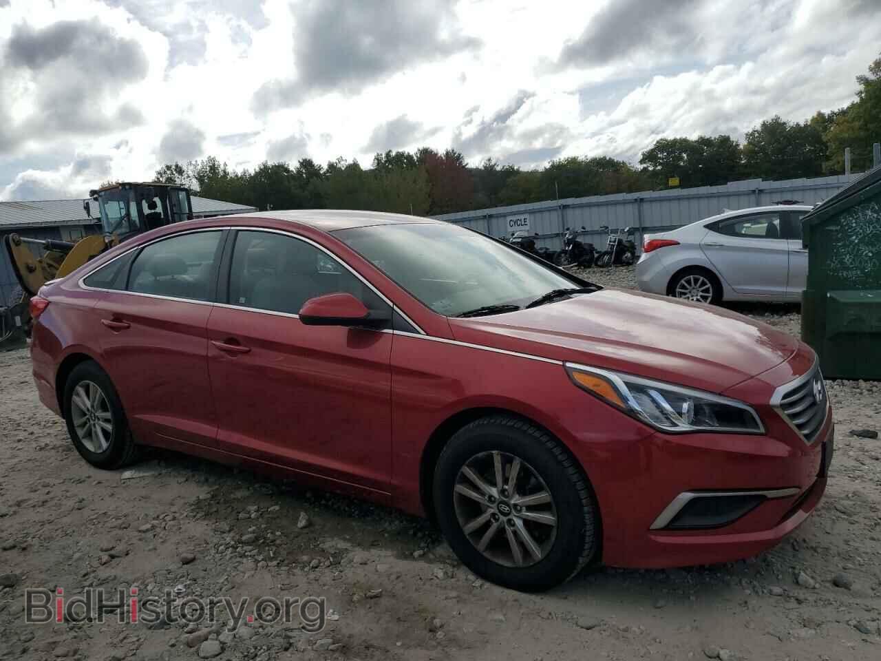 2017 HYUNDAI SONATA - VIN: 5NPE24AF7HH545573 - Фото 4