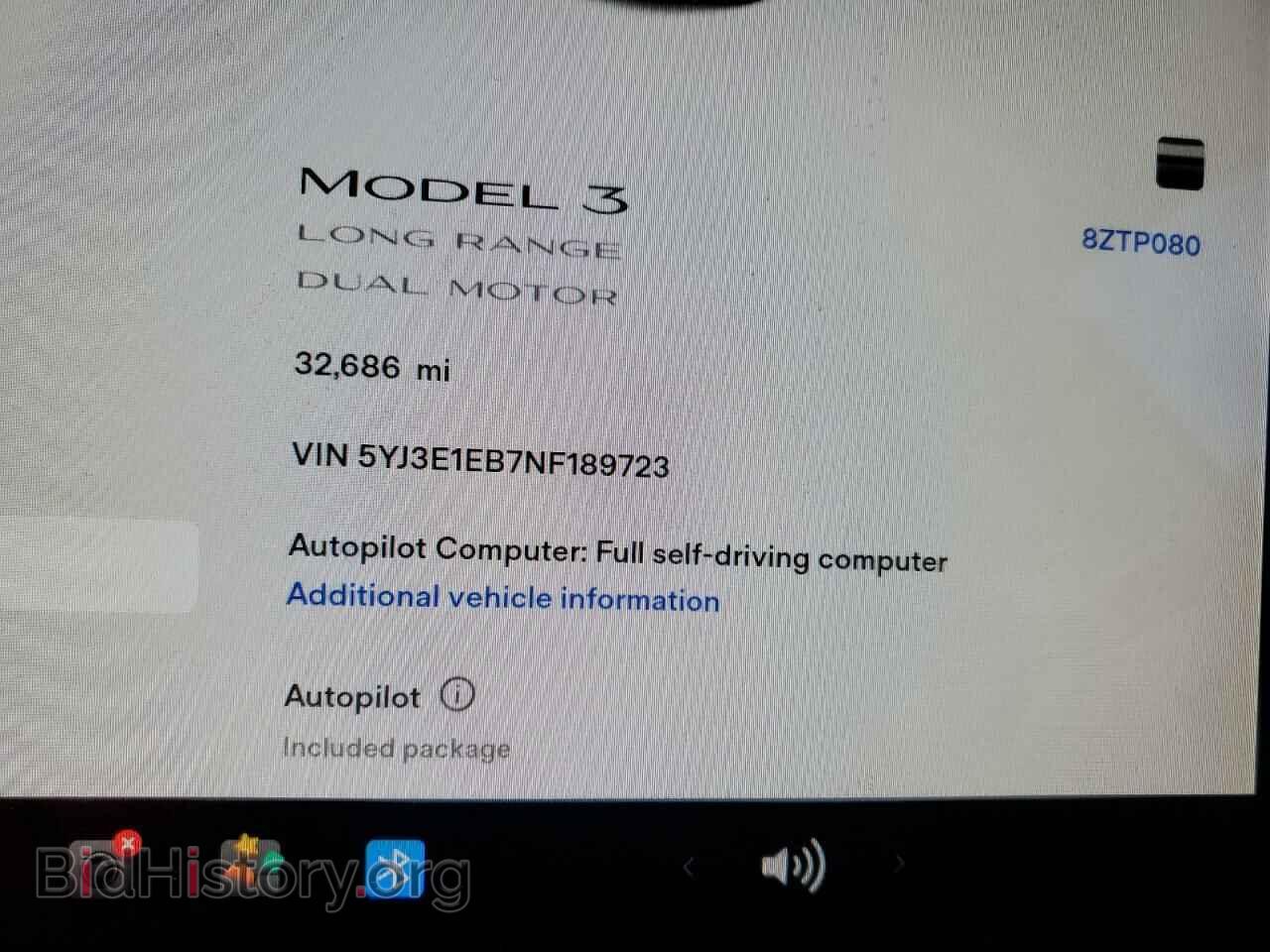 2022 TESLA MODEL 3 - VIN: 5YJ3E1EB7NF189723 - Photo 9