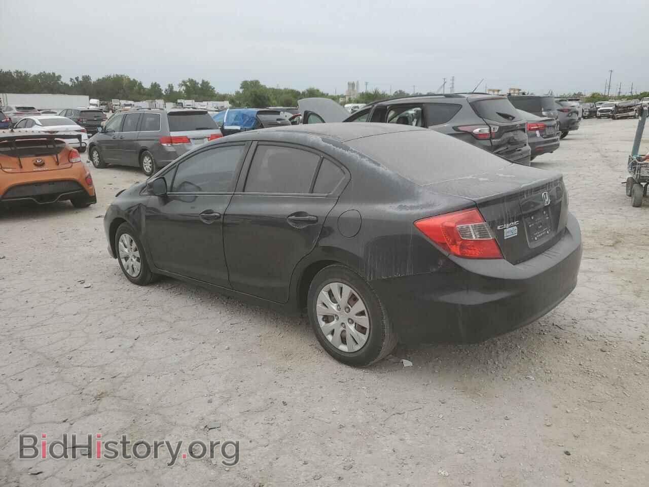 2012 HONDA CIVIC - VIN: 2HGFB2F51CH577625 - Фото 2