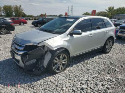 2012 Ford EDGE Limited, серебристый — VIN 2FMDK3K95CBA09994, Copart