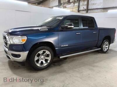 2019 RAM 1500 Big Horn/Lone Star, синий — VIN 1C6RRFFG4KN818722, Copart