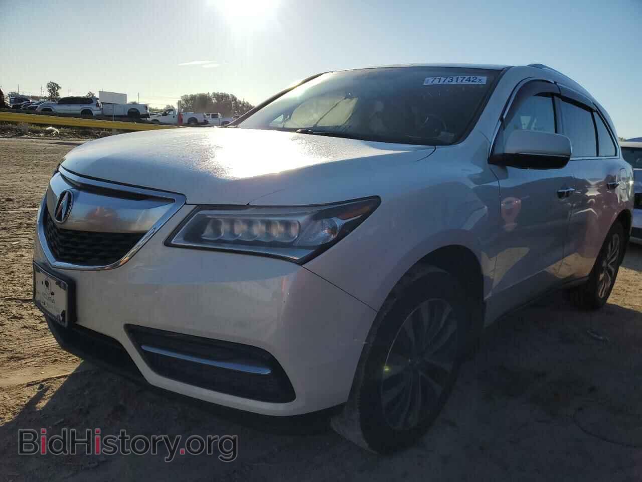 Photo 5FRYD3H48EB018026 - ACURA MDX 2014