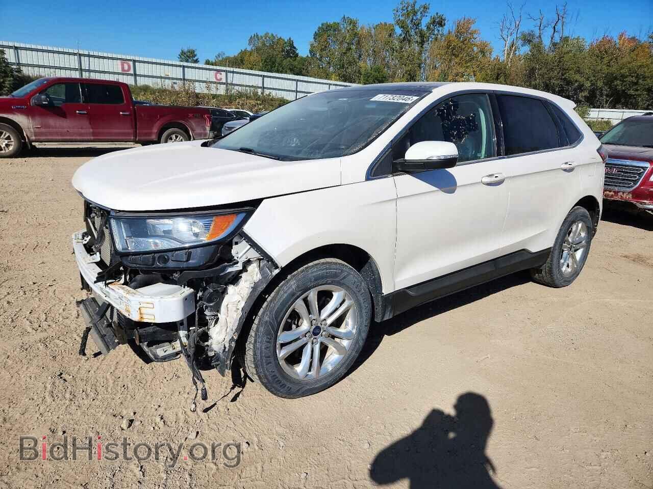 2017 Ford EDGE SEL (VIN 2FMPK4J96HBC35764) — фото 1 из 14, Copart, повреждение: передняя часть