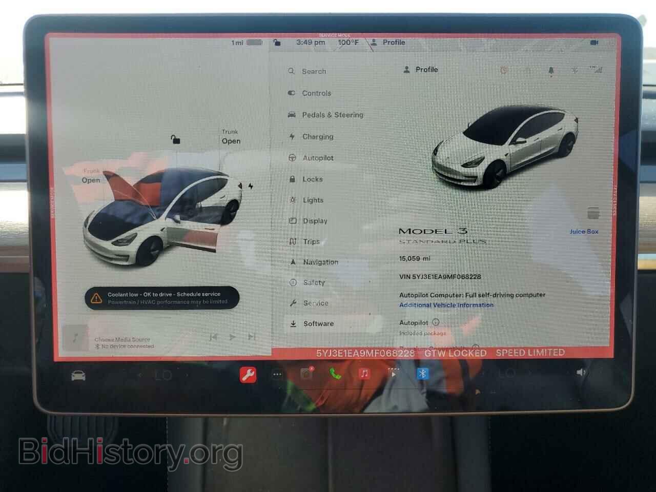 2021 TESLA MODEL 3 - VIN: 5YJ3E1EA9MF068228 - Photo 9