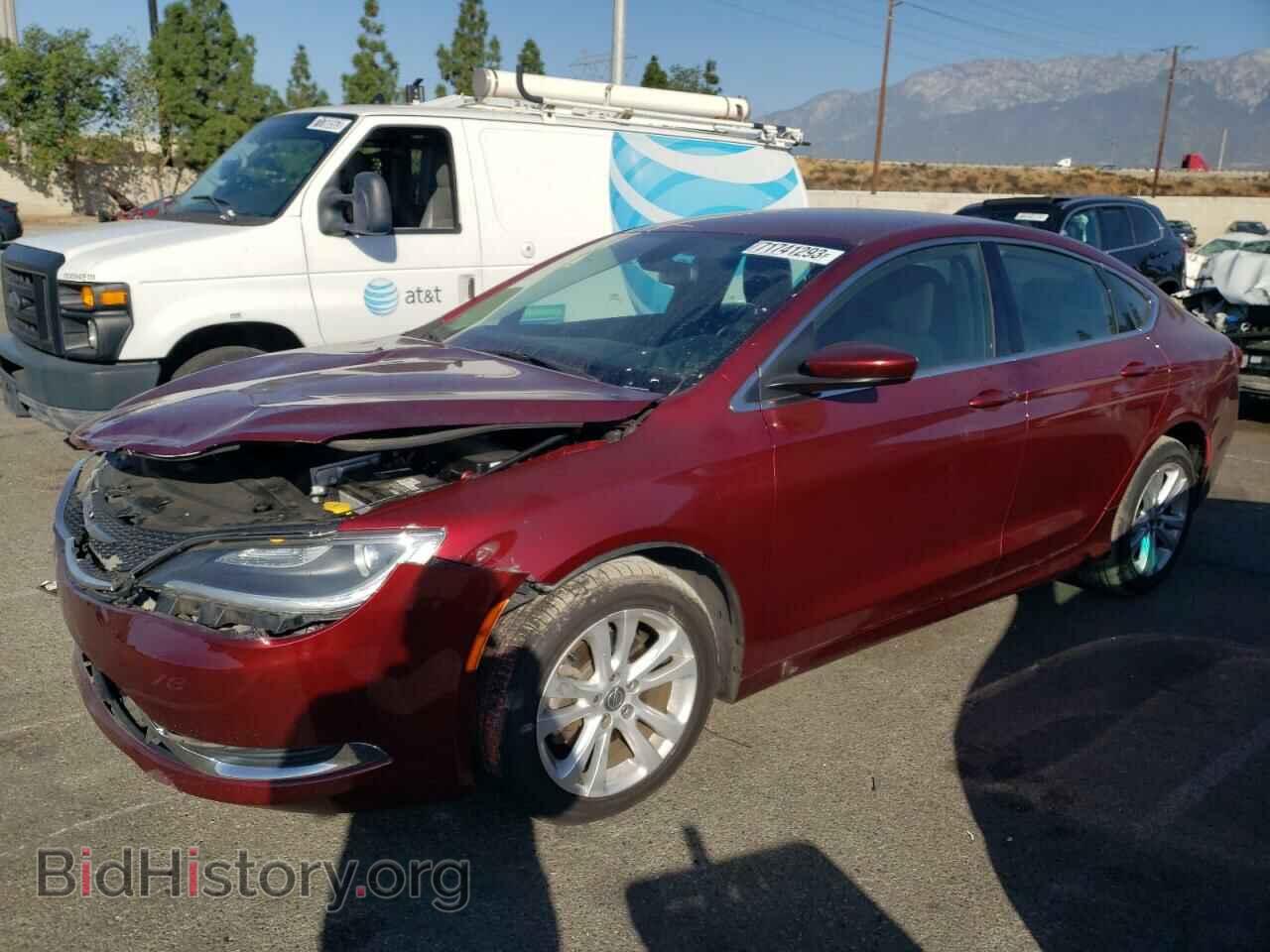 Фотография 1C3CCCAB9GN127563 - CHRYSLER 200 2016