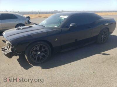 2016 Dodge CHALLENGER, черный — VIN 2C3CDZFJ8GH112075, Copart