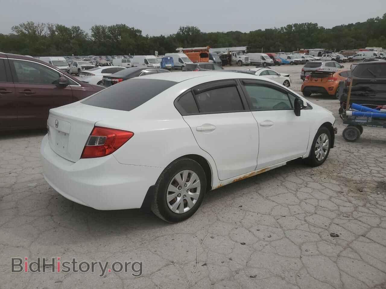 2012 HONDA CIVIC - VIN: 2HGFB2F55CH310312 - Фото 3
