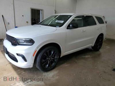 2021 Dodge DURANGO SXT, белый — VIN 1C4RDJAG2MC725245, Copart