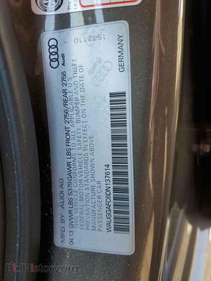2013 AUDI A6 - VIN: WAUGGAFC6DN137614 - Фото 12