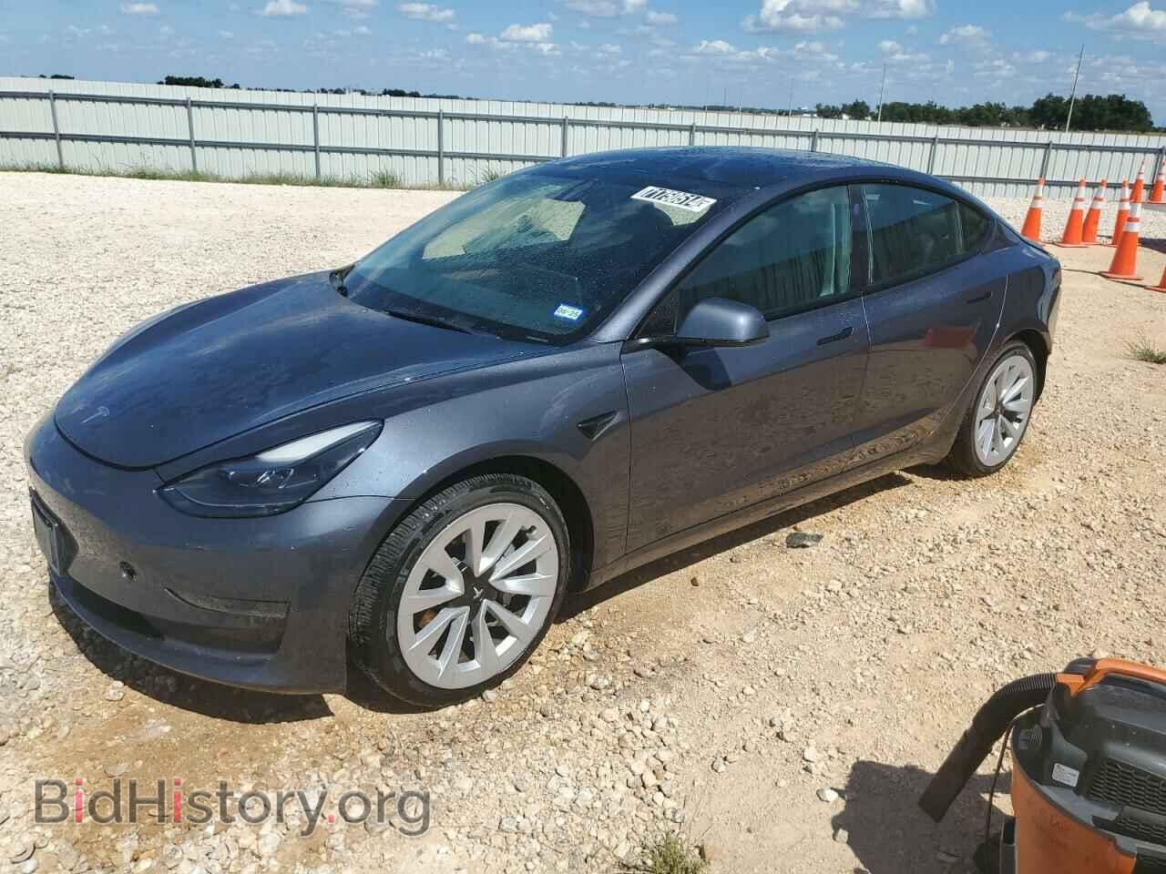 Photo 5YJ3E1EA5NF290296 - TESLA MODEL 3 2022