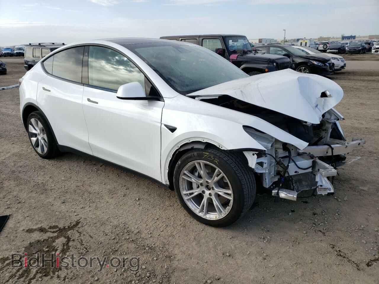 2021 TESLA MODEL Y - VIN: 5YJYGDEE8MF066247 - Фото 4