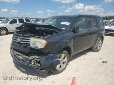 2013 Honda PILOT EXL, черный — VIN 5FNYF3H57DB032177, Copart