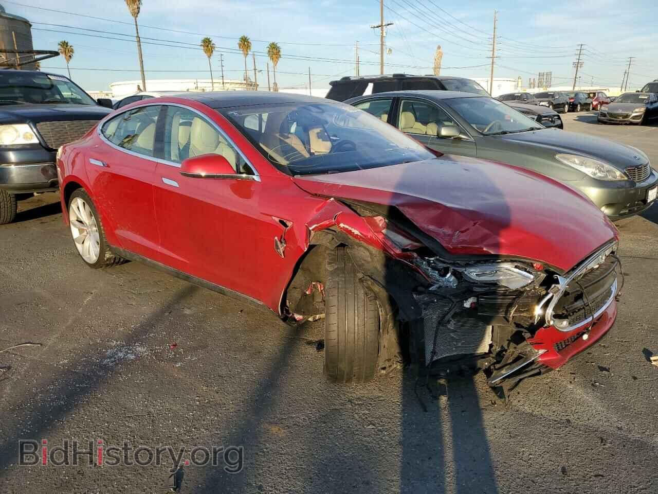 2014 TESLA MODEL S - VIN: 5YJSA1H2XEFP67428 - Фото 4