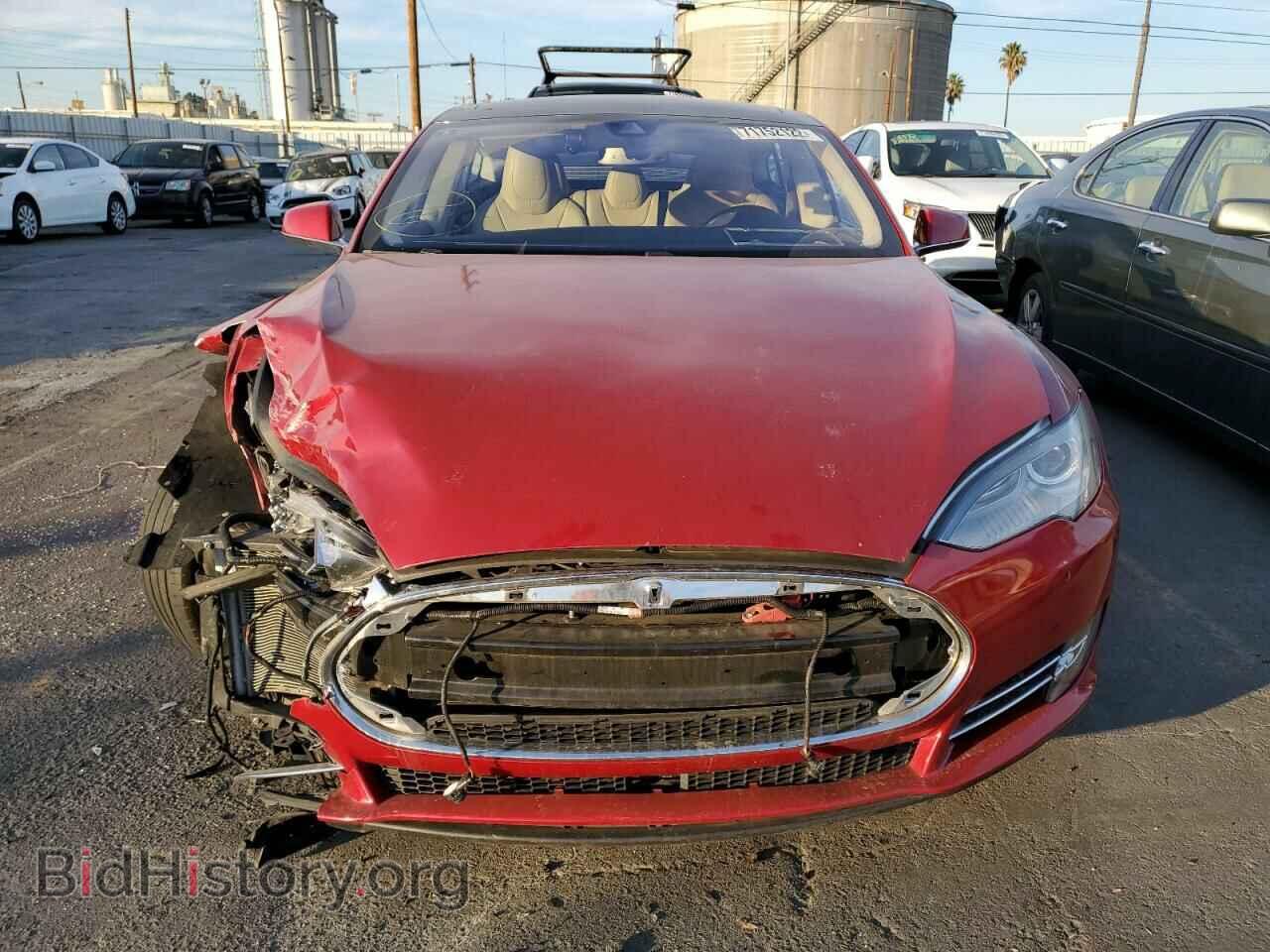 2014 TESLA MODEL S - VIN: 5YJSA1H2XEFP67428 - Фото 5