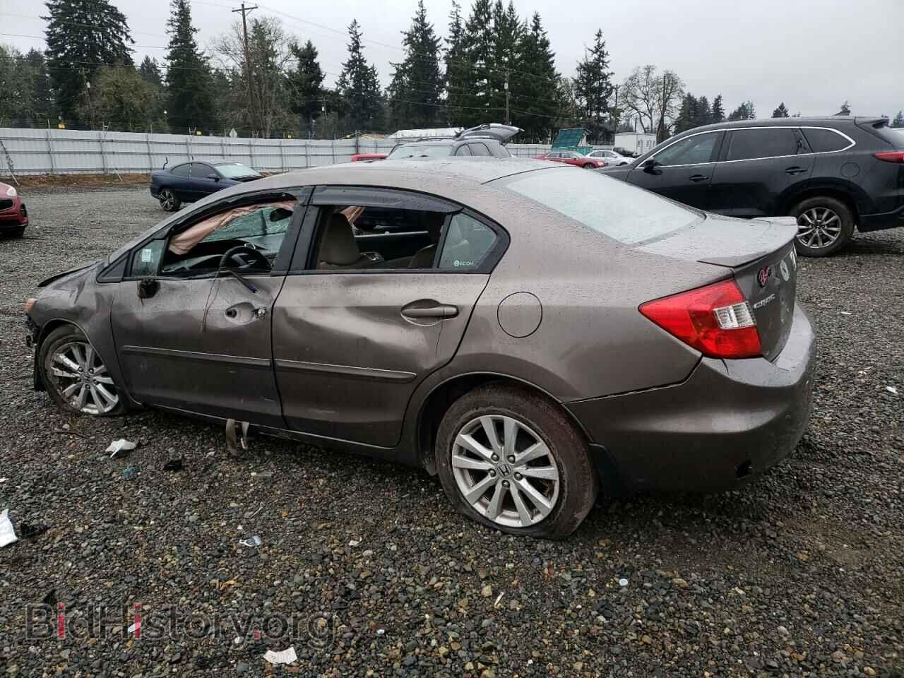 2012 HONDA CIVIC - VIN: 2HGFB2F95CH529449 - Фото 2