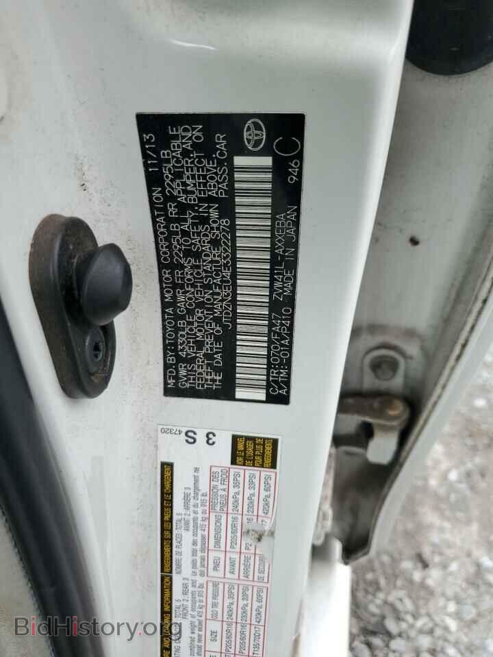 2014 TOYOTA PRIUS - VIN: JTDZN3EU4E3322278 - Фото 12